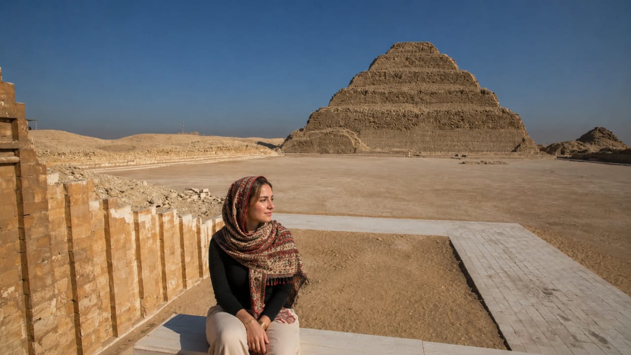 Giza Pyramids, Saqqara & Memphis Full-Day Tour